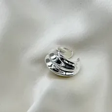 انگشتر نقره زنانه مدل امرالدکات