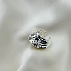 انگشتر نقره زنانه مدل امرالدکات